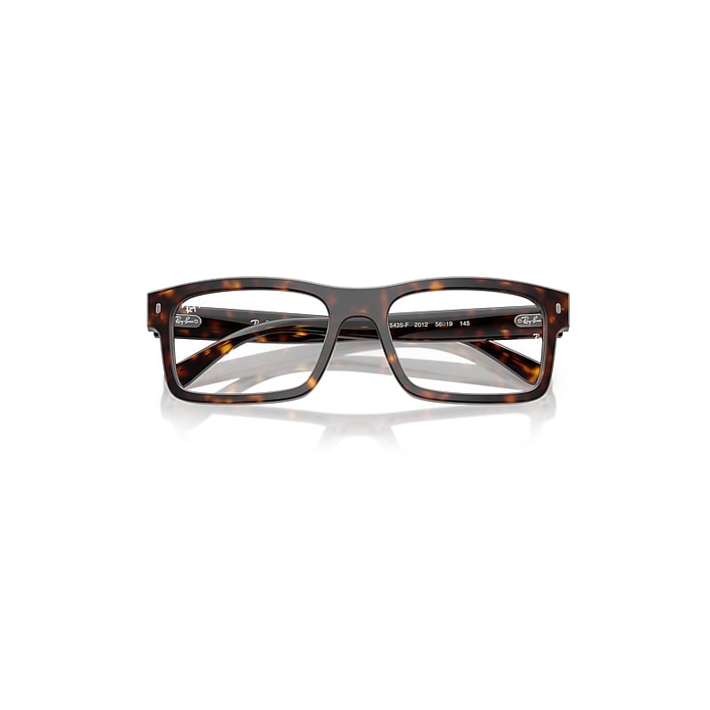Ray Ban Rb5435 Optics Eyeglasses Havana Frame Clear Lenses Polarized 54-19 In Havana