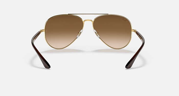 RB3675 Sunglasses in Arista Gold and Light Brown - RB3675  display picture 1