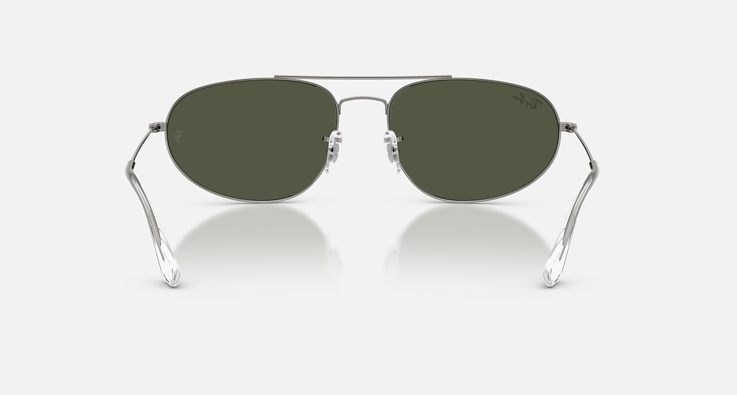 Ray-Ban Sunglasses Unisex Explorer Iv - Gunmetal Frame Green Lenses 60-18