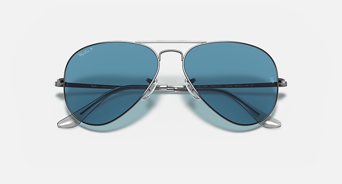 Ray-Ban Sunglasses Unisex Aviator Metal II - Arista Gold Frame Brown Lenses 62-14