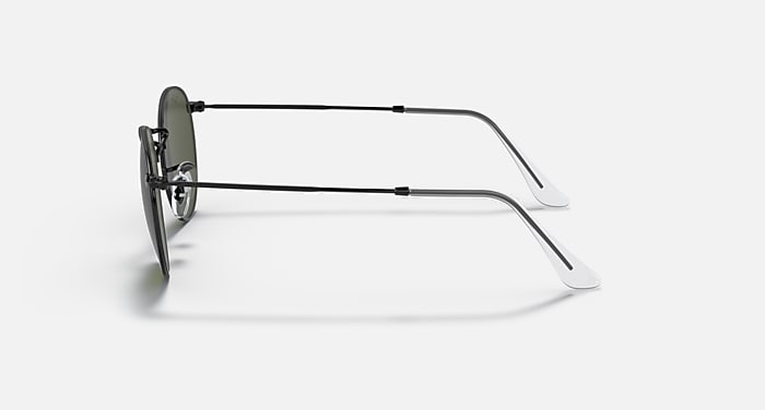Ray-Ban Sunglasses Man Round Metal Legend Gold - Silver Frame Grey Lenses 50-21