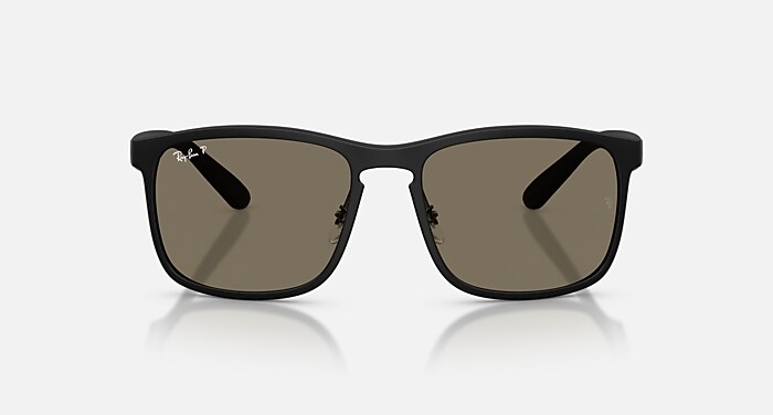 Ray-Ban Sunglasses Man Rb4264ch Chromance - Matte Black Frame Blue Lenses 58-18 Polarized