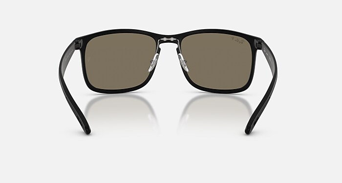 Ray-Ban Sunglasses Man Rb4264ch Chromance - Matte Black Frame Blue Lenses 58-18 Polarized