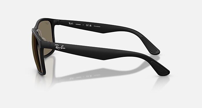 Ray-Ban Sunglasses Man Rb4264ch Chromance - Matte Black Frame Blue Lenses 58-18 Polarized