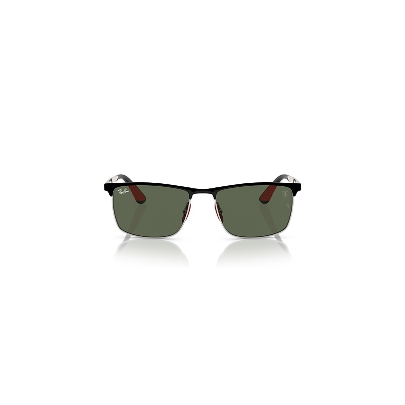 RB3726M SCUDERIA FERRARI COLLECTION Sunglasses in Black On Silver 