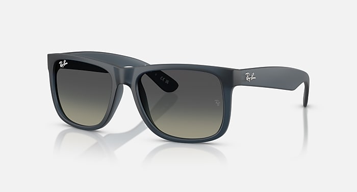 JUSTIN CLASSIC Sunglasses in Rubber Blue and Gradient Grey