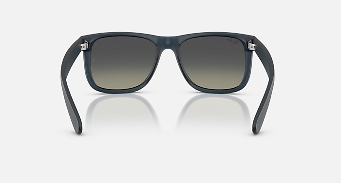 JUSTIN CLASSIC Sunglasses in Rubber Blue and Gradient Grey