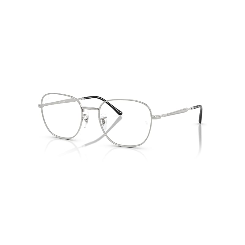 Ray Ban Eyeglasses Unisex Rb6534 Optics - Silver Frame Clear Lenses Polarized 53-19 In Silber