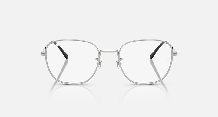 Ray-Ban Eyeglasses Unisex Rb6534 Optics Prescription - Silver Frame Clear Lenses 51-19 Polarized