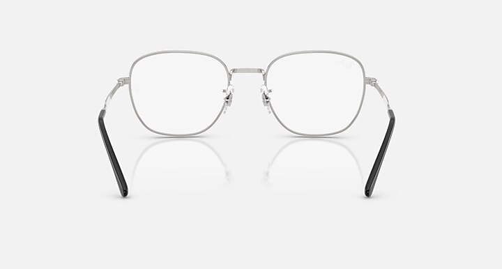 Ray-Ban Eyeglasses Unisex Rb6534 Optics Prescription - Silver Frame Clear Lenses 51-19 Polarized