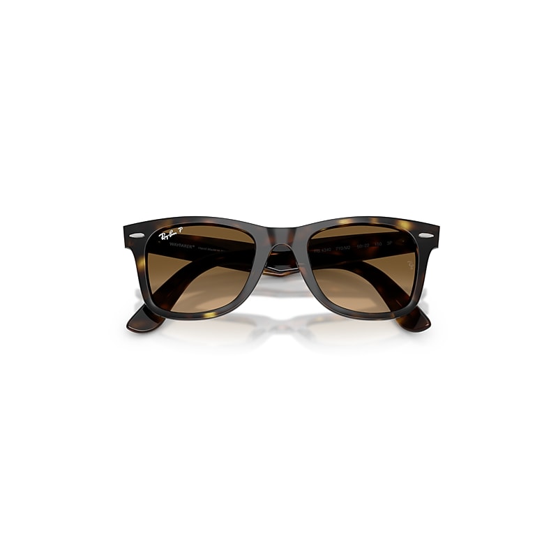 Ray Ban Wayfarer Ease Sunglasses Havana Frame Brown Lenses Polarized 50-22 In Brown
