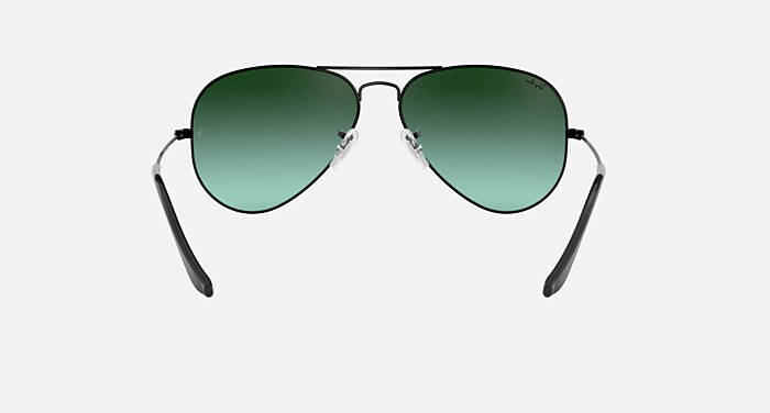 AVIATOR FLASH LENSES GRADIENT Sunglasses in Black and Orange