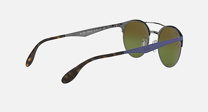 RB3545 Sunglasses in Blue and Violet Gradient Mirror  display picture 3