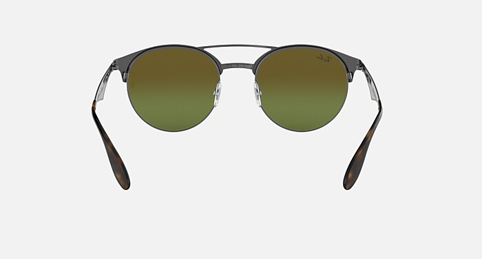 Ray-Ban RB3545 Violet Gradient Round Sunglasses (size 51-20) | Full Set RB3545 Sunglasses in Blue and Violet Gradient Mirror  main image 2