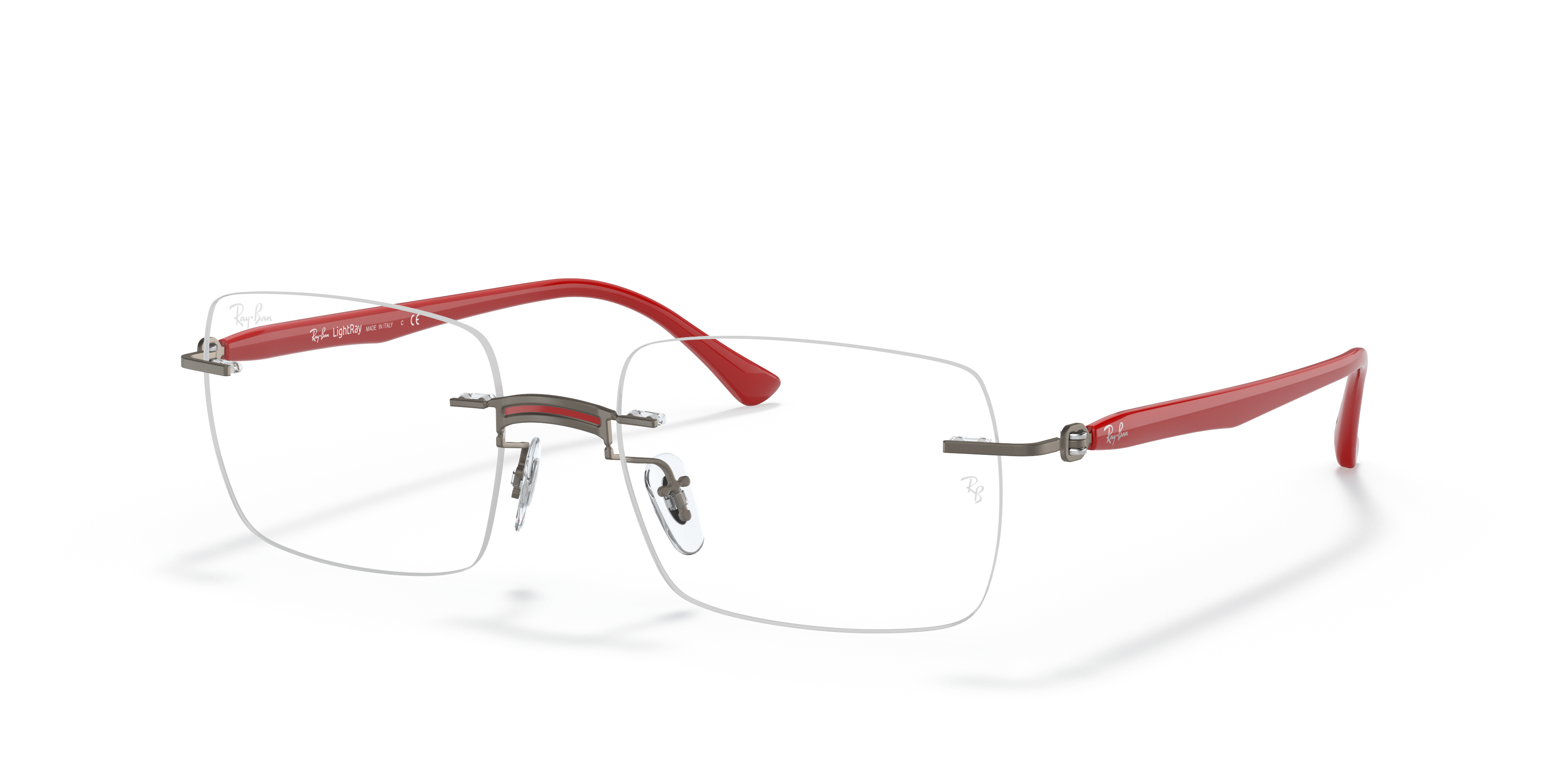 希少!RAY-BANレイバン☆ディスプレイ メガネ サングラスレイバンフレーム レイバン公式ストア】 Ray-Ban® RB8767 OPTICS メガネ | レッド