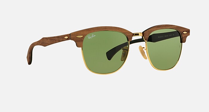 Ray Ban CLUBMASTER WOOD ウッドフレーム レイバン Shop Now At Mengotti Couture® Official Site | Ray-Ban Clubmaster Wood