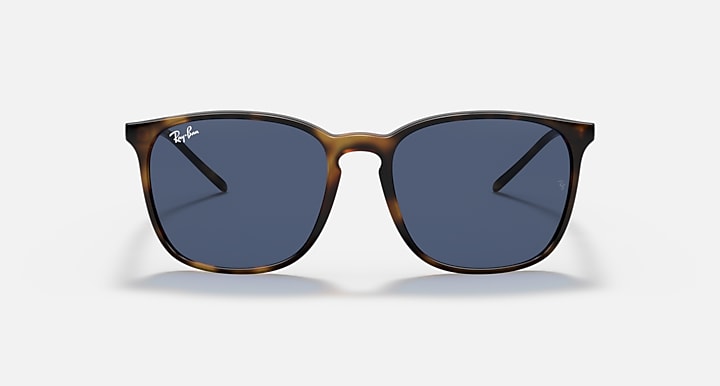 Ray-Ban Sunglasses Unisex Rb4387 - Havana Frame Blue Lenses 56-18