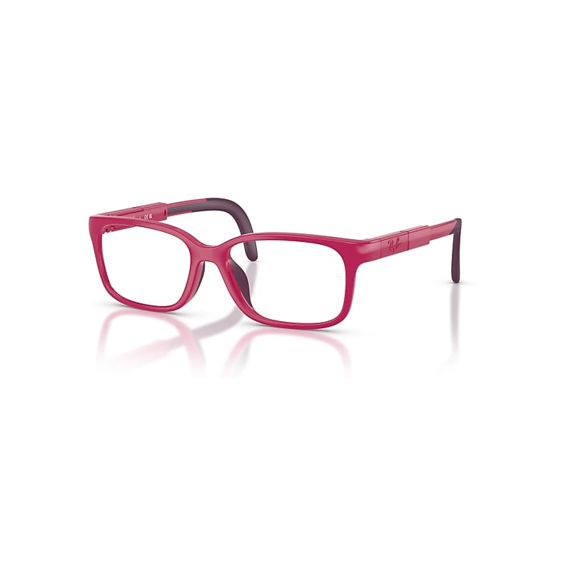 Ray-Ban Eyeglasses Kids  Optics Kids Bio-Based - Purple & Violet Frame Clear Lenses Polarized 45-14, RBA1980