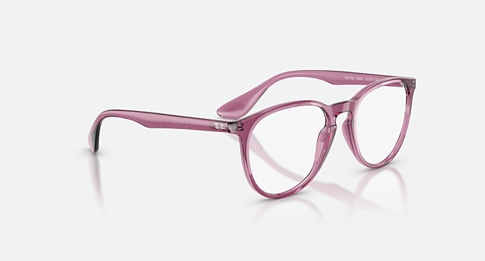 ERIKA OPTICS Eyeglasses with Transparent Violet Frame - RB7046