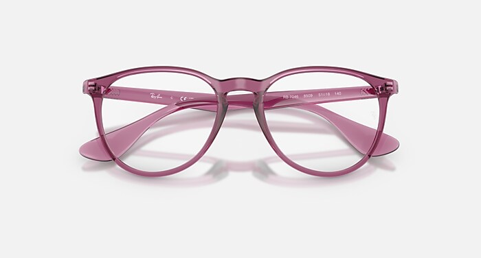 ERIKA OPTICS Eyeglasses with Transparent Violet Frame - RB7046
