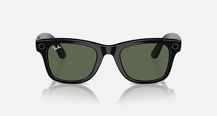 Ray-Ban 0RW4006 RAY-BAN | META WAYFARER Parlak Siyah Elektronik Ön