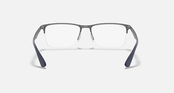 RB6335 OPTICS Eyeglasses with Blue On Gunmetal Frame