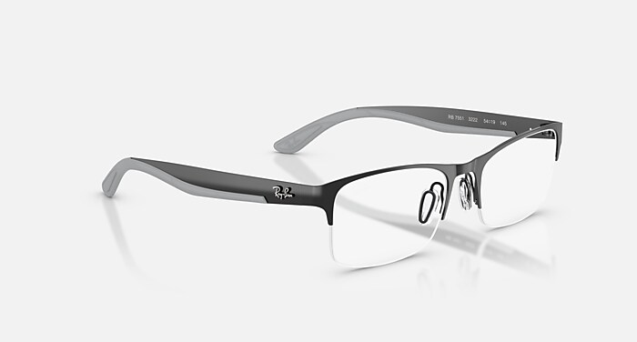 レイバン公式ストア】 Ray-Ban® RB7551 OPTICS メガネ | ブラック