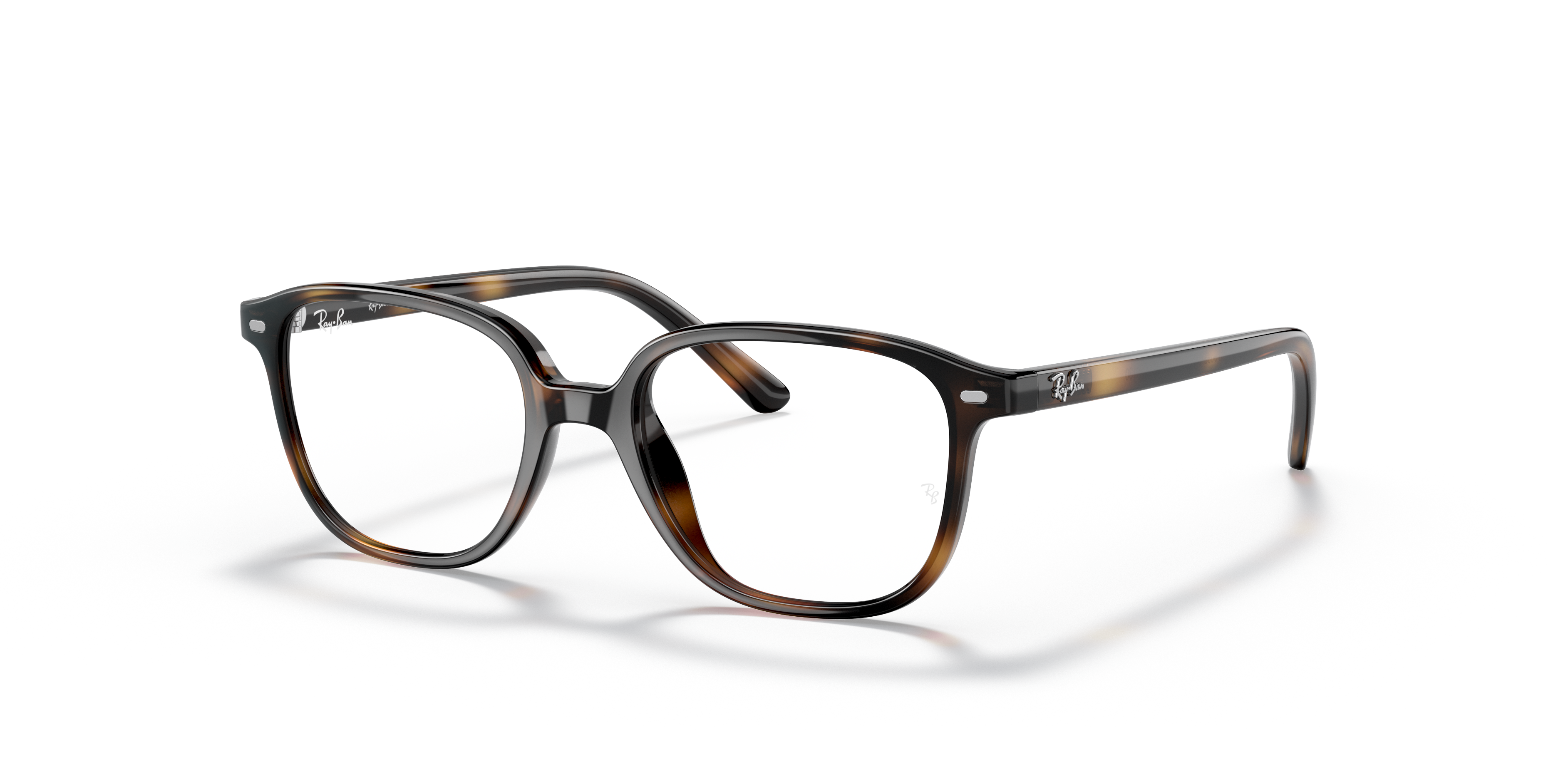 LEONARD OPTICS KIDS Polished Havana Frame Clear Lenses 43-16