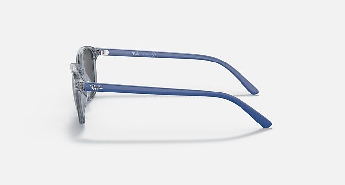 Ray-Ban Sunglasses Children Leonard Kids - Transparent Blue Frame Grey Lenses 45-16