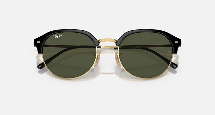 Ray-Ban Sunglasses Unisex Rb4429 - Gold Frame Green Lenses 53-20