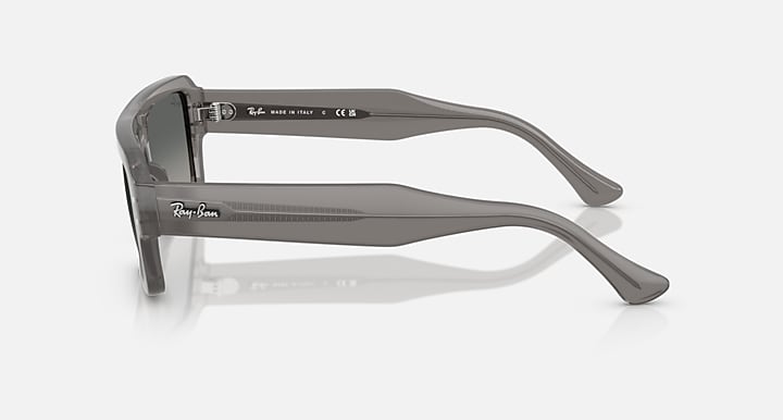 Ray-Ban Sunglasses Unisex Lukas Bio-based - Transparent Grey Frame Grey Lenses 56-20