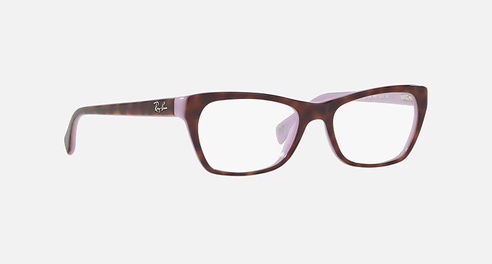 RB5298 OPTICS Eyeglasses with Havana On Violet Frame  display picture 3
