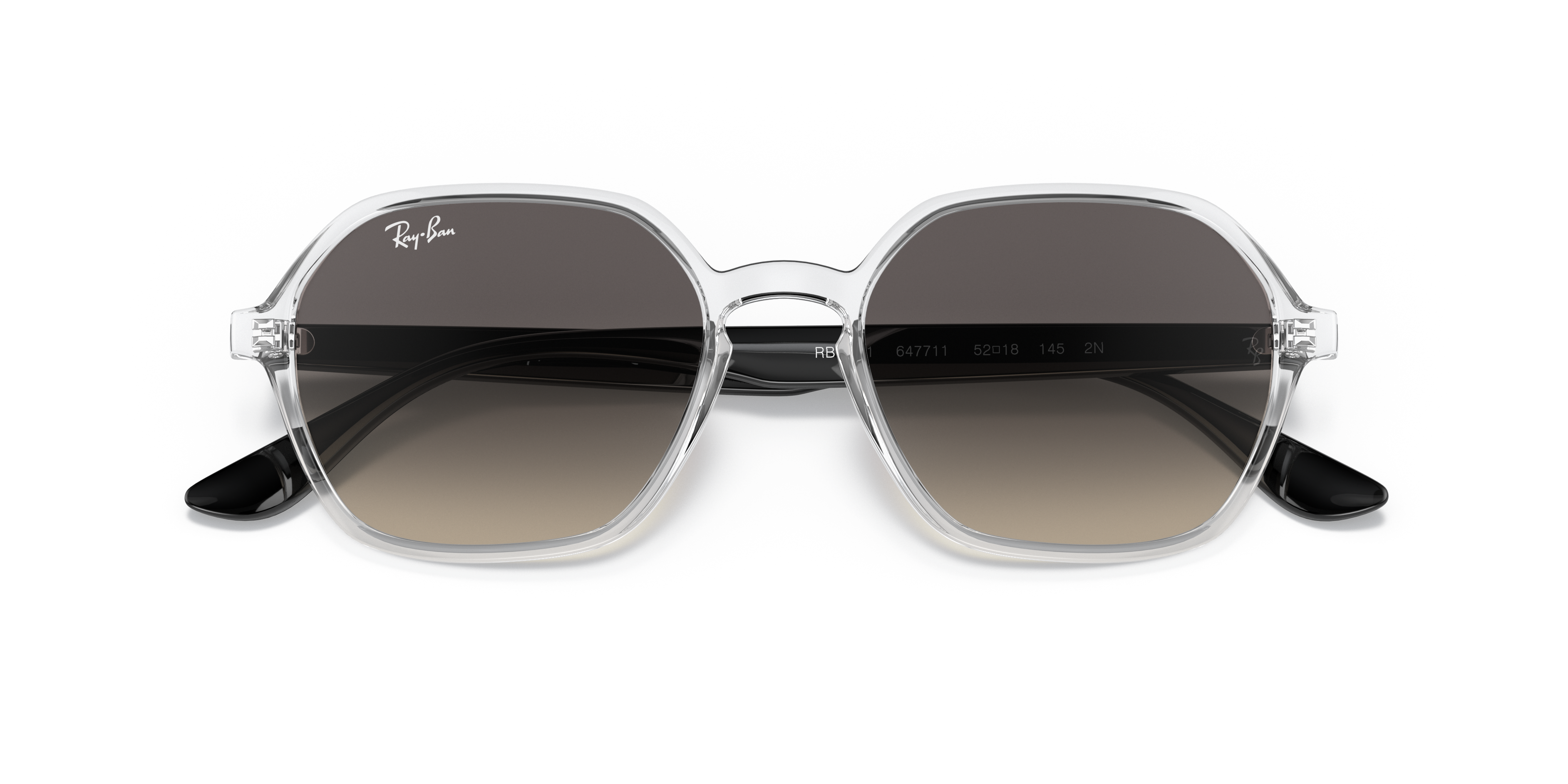 RB4361 Sunglasses in Transparent and Grey Gradient - RB4361 | Ray