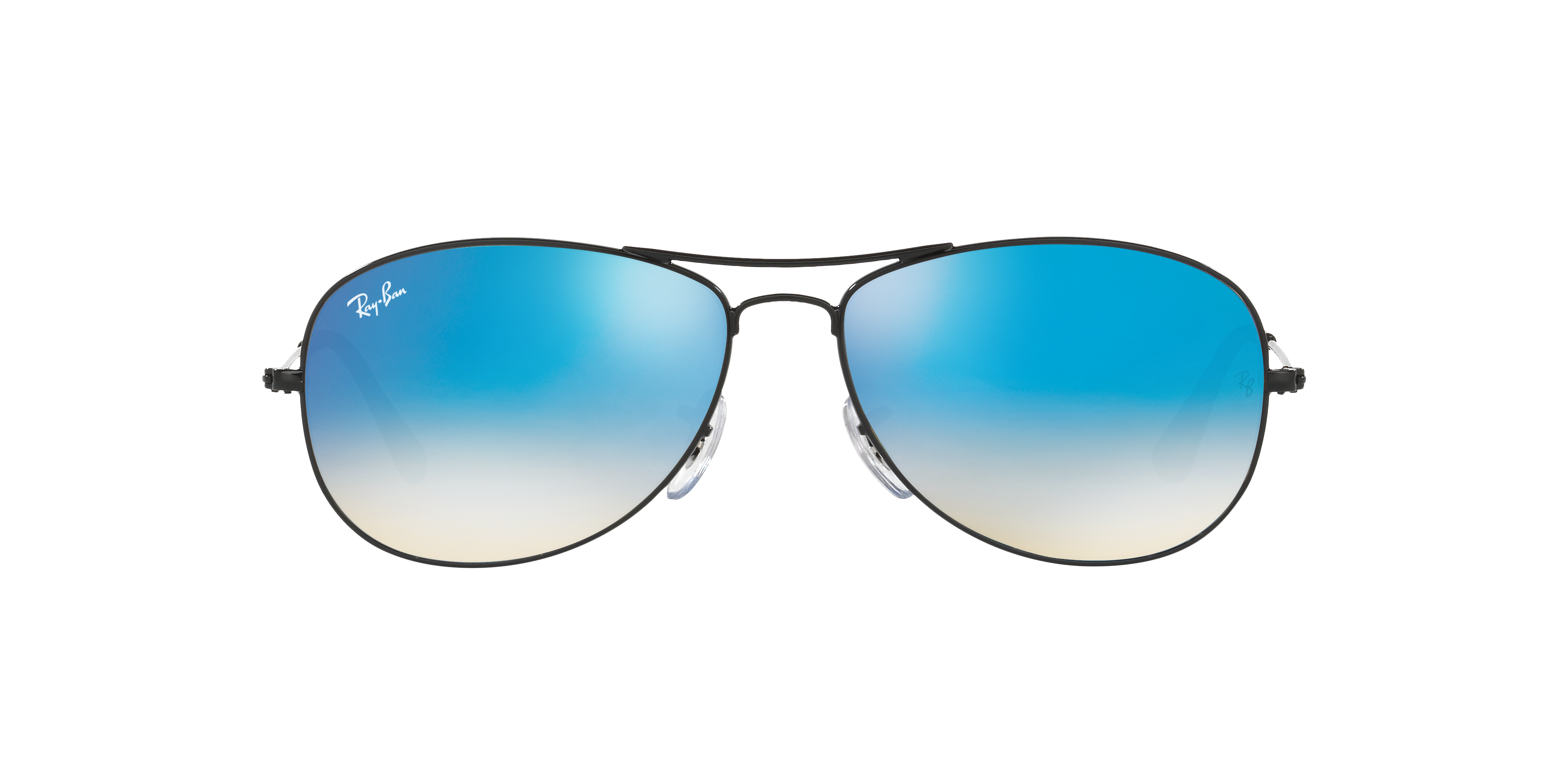 ray ban blue gradient flash aviator sunglasses