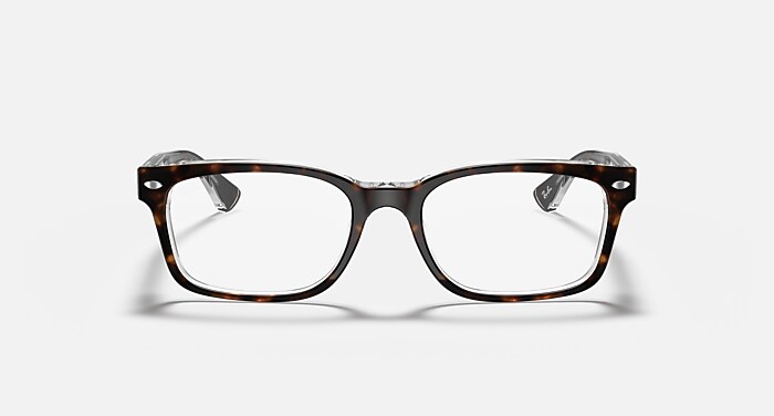 RB5286 OPTICS Eyeglasses with Havana On Transparent Frame - RB5286