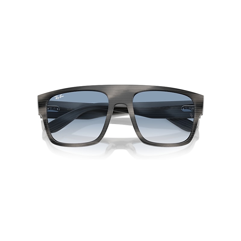 DRIFTER Sunglasses in Striped Grey and Clear & Blue - RB0360S