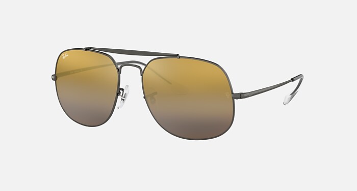 GENERAL Sunglasses in Gunmetal and Brown/Silver Gradient  display picture 2