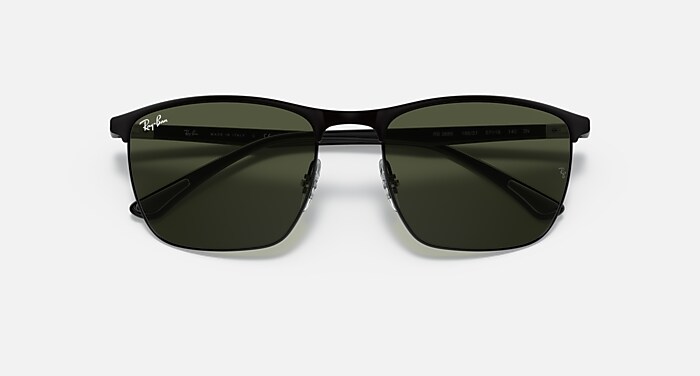 Ray-Ban Sunglasses Rb3686 Black Frame Green Lenses
