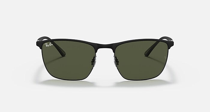 Ray-Ban Sunglasses Rb3686 Black Frame Green Lenses
