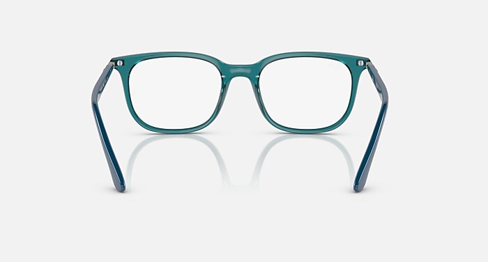 RB7211 OPTICS Eyeglasses with Transparent Turquoise Frame  display picture 1