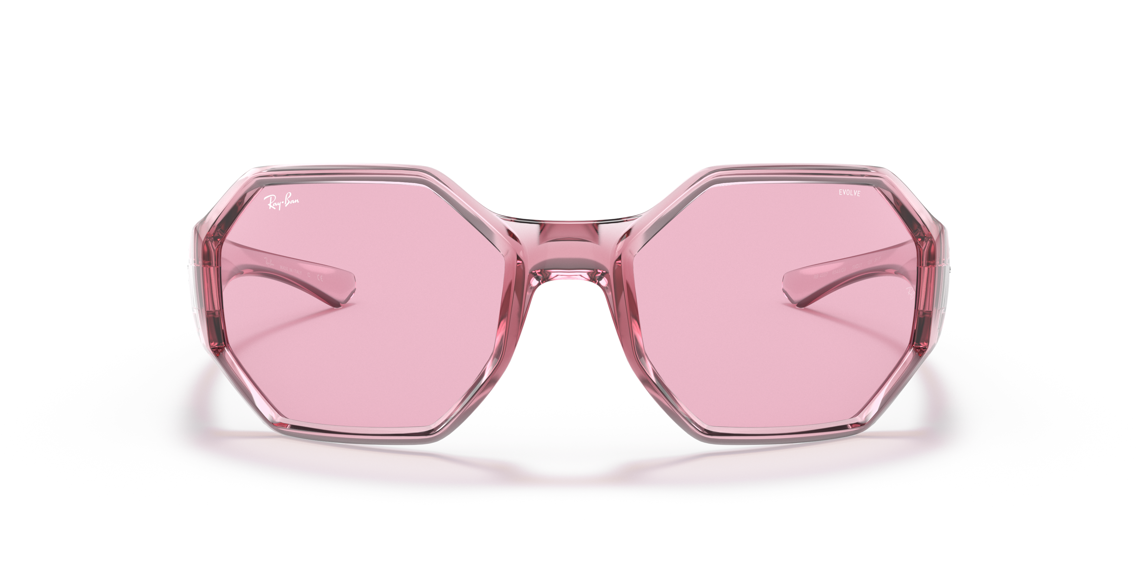 【ほぼ新品】【Ray•Ban】ピンクレンズ レイバン公式ストア】 Ray-Ban® RB4337 EVOLVE サングラス