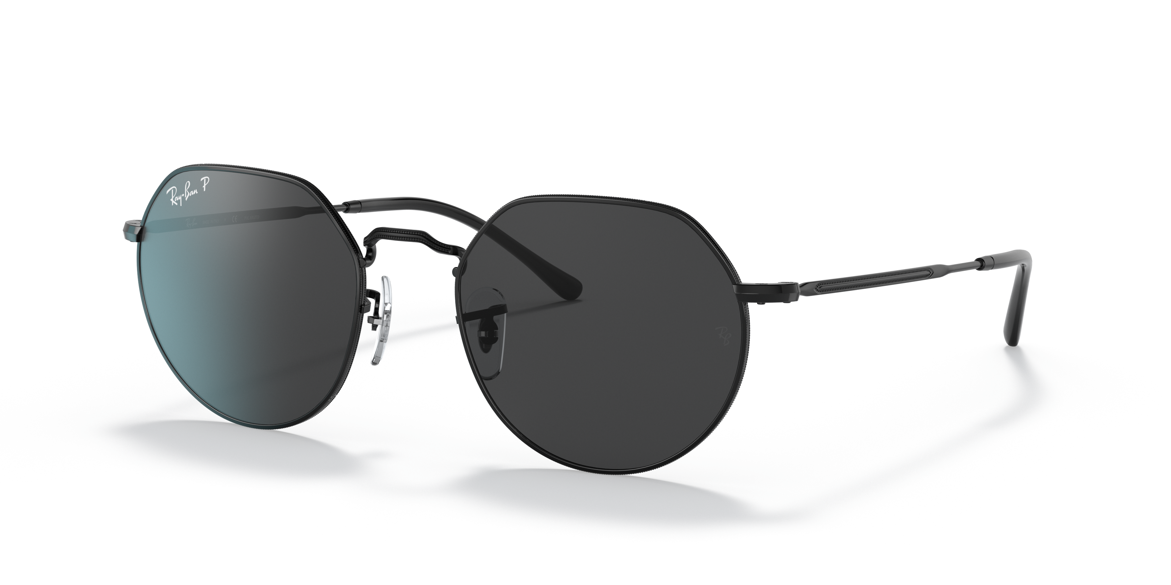 JACK Polished Black Frame Black Lenses 51-20