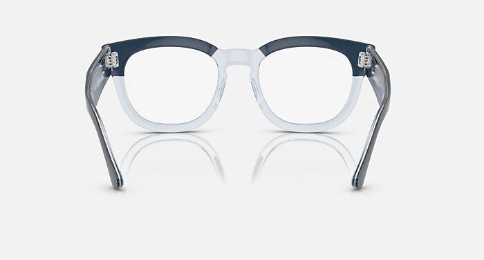 MEGA HAWKEYE OPTICS Eyeglasses with Blue On Transparent Blue Frame 
