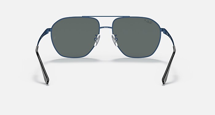 Ray-Ban グレーラウンドサングラス レイバン公式ストア】 Ray-Ban® RB3692D サングラス | ブルー X