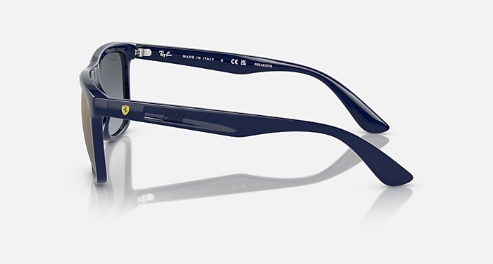 Ray-Ban Sunglasses Unisex Rb4413m Scuderia Ferrari Collection - Blue Frame Blue Lenses 57-19 Polarized