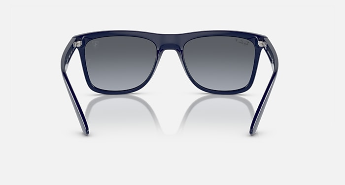 Ray-Ban Sunglasses Unisex Rb4413m Scuderia Ferrari Collection - Blue Frame Blue Lenses 57-19 Polarized