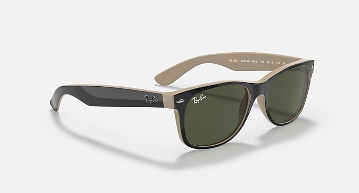 NEW WAYFARER COLOR MIX Sunglasses in Black and G-15 Green  display picture 1