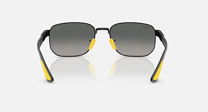 Ray-Ban ブラックフレーム イエローレンズ サングラス レイバンイエローレンズ2132F-601-R6-S55/正規販売店全国対応JR大府