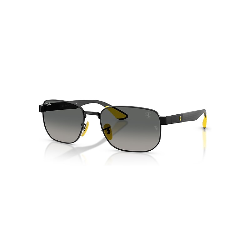 Ray-Ban Sunglasses   Scuderia Ferarri Collection - Matte Black Frame Grey Lenses 59-19, RB8329M