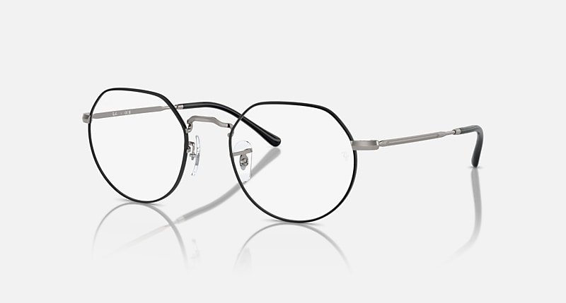 JACK OPTICS Eyeglasses with Black On Gunmetal Frame - RB6465 | Ray 